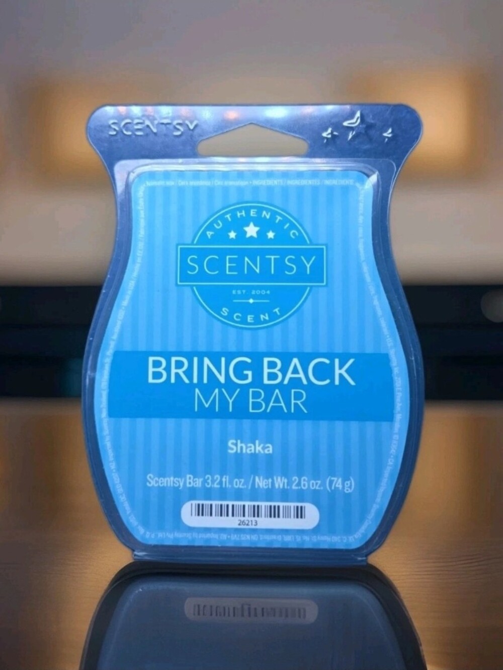 Scentsy Wax Melt 3.2 Fl Oz Bar RETIRED Scent SHAKA NEW
